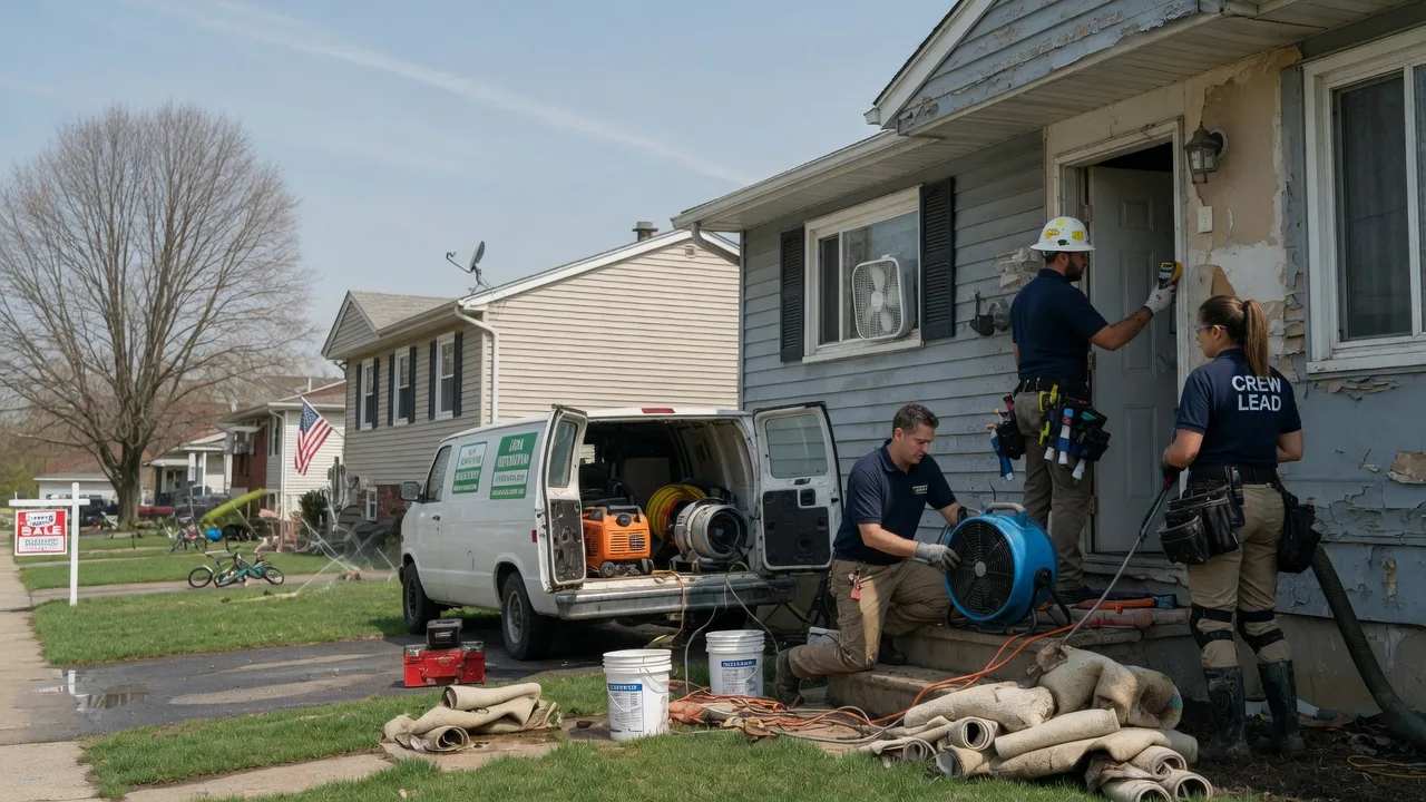 Flood Cleanup in Belle Plaine, IA near me
